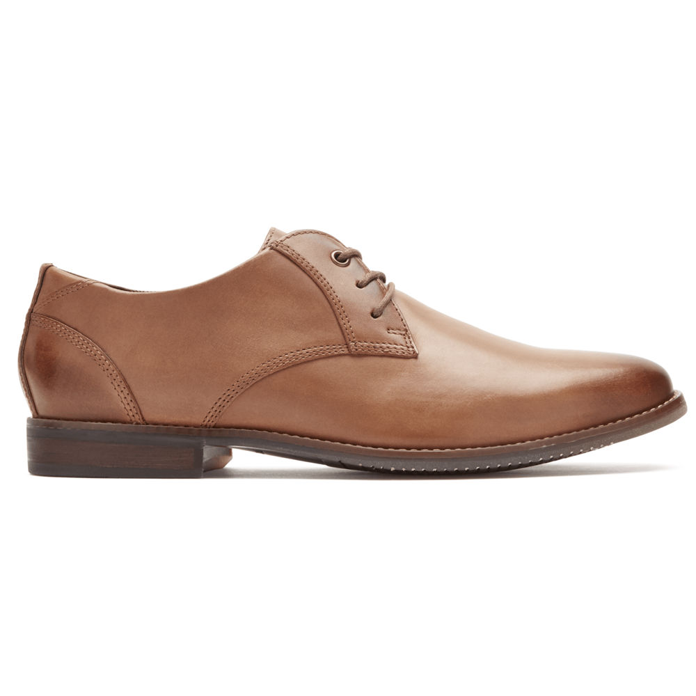 Rockport Mens Style Purpose Blucher - Lace Up Brown - TNC609375